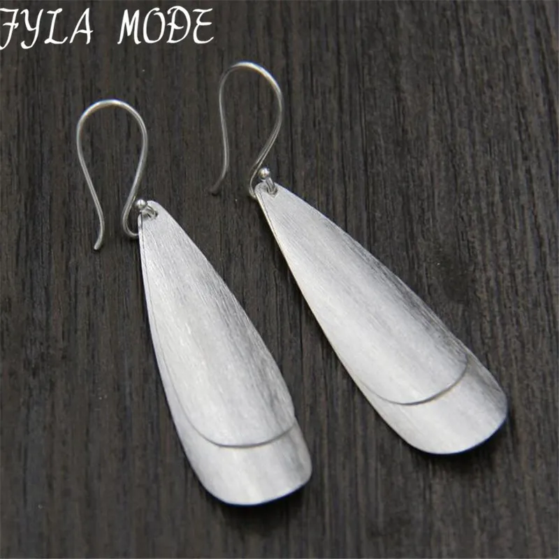 Fyla Mode New Fashion Noble 925 Silver Long Earrings For Women Bridal Jewelry OL Leaf Sterling Silver Dangle Earrings 44*14MM 9G
Fyla Mode New Fashion Noble 925 Silver Long Earrings For Women Bridal Jewelry OL Leaf Sterling Silver Dangle Earrings 44*14MM 9G