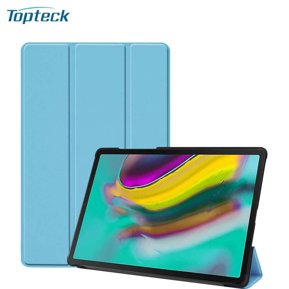 10.5 Inch PU Holster Tablet Protect Case Slim Lightweighted Smart Shell Stand for Samsung Galaxy Tab S5E T720/T725
10.5 Inch PU Holster Tablet Protect Case Slim Lightweighted Smart Shell Stand for Samsung Galaxy Tab S5E T720/T725