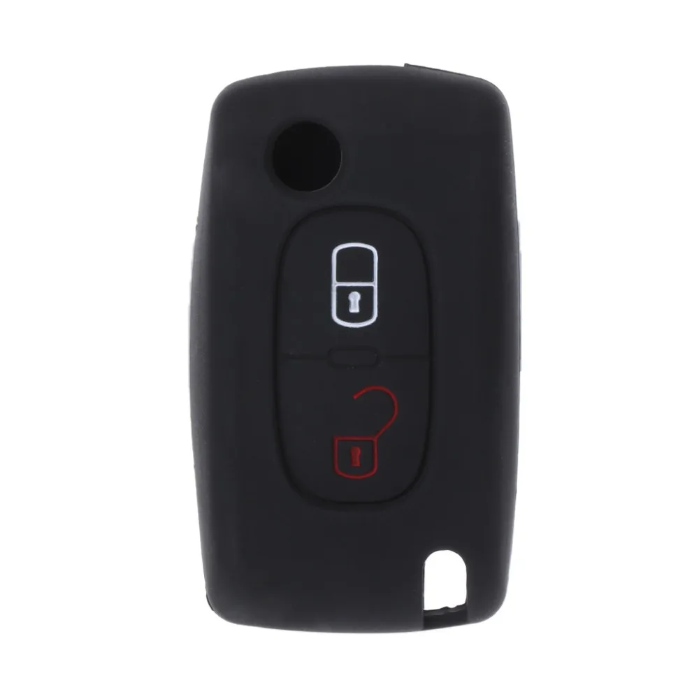 2 Buttons Silicone Car Key Cover Case For Peugeot 206 207 307 Citroen C2 C3 C4
2 Buttons Silicone Car Key Cover Case For Peugeot 206 207 307 Citroen C2 C3 C4