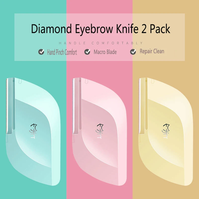 Eyebrow Epilator 2Pcs Women Facial Mini Eyebrow Trimmers Blades Shaver Knife Blade Eye Brow Razor Shaping Hair Remover Makeup
Eyebrow Epilator 2Pcs Women Facial Mini Eyebrow Trimmers Blades Shaver Knife Blade Eye Brow Razor Shaping Hair Remover Makeup