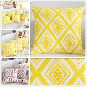 18x18 inch 45*45cm Office Hotel Living Room Back Lumbar Waist Cushion Cover for Sofa Bed Car Garden Throw Pillow Case Embroidery
18x18 inch 45*45cm Office Hotel Living Room Back Lumbar Waist Cushion Cover for Sofa Bed Car Garden Throw Pillow Case Embroidery