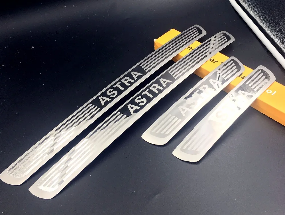 For VAUXHALL OPEL ASTRA scuff plate car-styling stainless door sill 4pcs/set Astra stickers sedan accessories
For VAUXHALL OPEL ASTRA scuff plate car-styling stainless door sill 4pcs/set Astra stickers sedan accessories