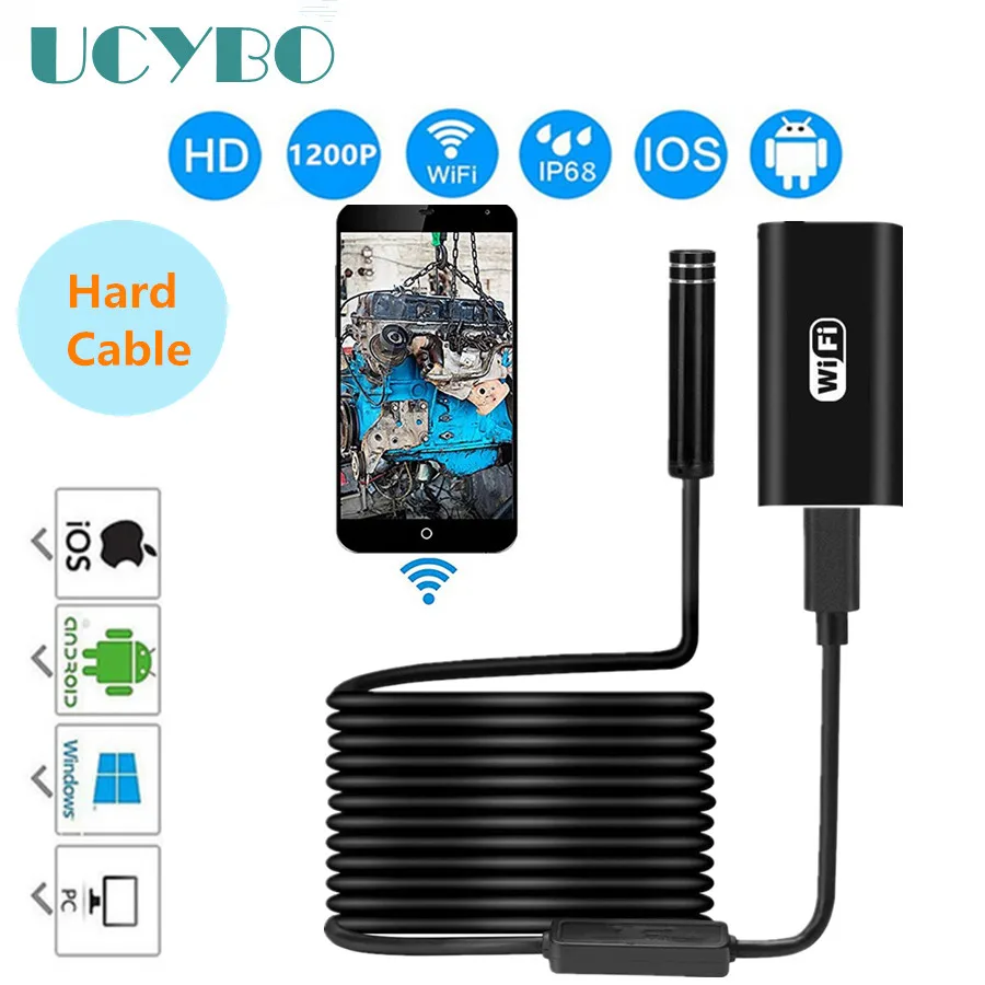 wifi endoscope camera mini wireless flexible inspection borescope tube snake camera waterproof USB for car android smart phone
wifi endoscope camera mini wireless flexible inspection borescope tube snake camera waterproof USB for car android smart phone