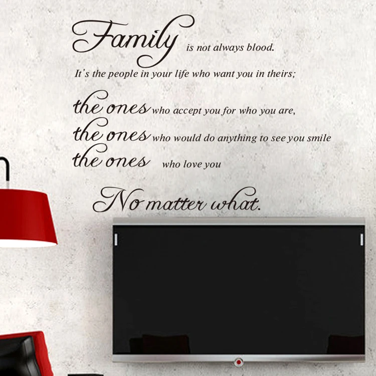 Family Is Not Always Blood Monster Wall Paper Decals Removable vintage kitchen Wall Sticker Home decoration
Family Is Not Always Blood Monster Wall Paper Decals Removable vintage kitchen Wall Sticker Home decoration
