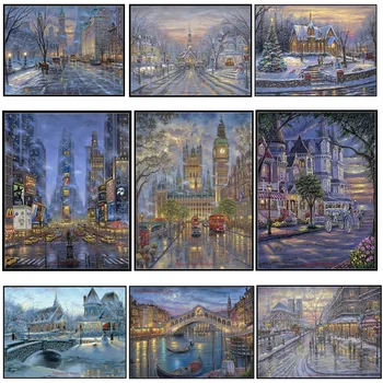 City and Country - Counted Cross Stitch Kits - Handmade Needlework for Embroidery 14 ct Cross Stitch Sets DMC Color
City and Country - Counted Cross Stitch Kits - Handmade Needlework for Embroidery 14 ct Cross Stitch Sets DMC Color