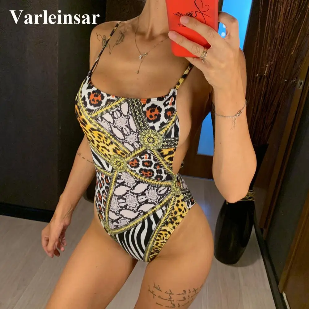 New Printed Women Swimwear 2019 Sexy High Waist One Piece Swimsuit Female Bather Bathing Suit Swim Wear Lady Monokini V1480
New Printed Women Swimwear 2019 Sexy High Waist One Piece Swimsuit Female Bather Bathing Suit Swim Wear Lady Monokini V1480