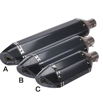 Motorcycle muffler exhaust pipe modified escape moto with db killer High imitation carbon fibre for tmax 530 cb650f fz1 nc750x
Motorcycle muffler exhaust pipe modified escape moto with db killer High imitation carbon fibre for tmax 530 cb650f fz1 nc750x