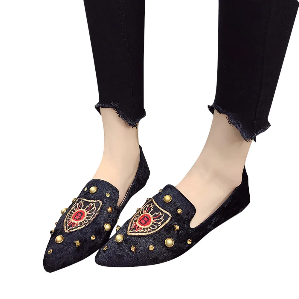 YOUYEDIAN Women Shoes Slip-On Pointed Toe Ladies Flats With Animal Prints Faux Fur Rivet Female Casual Loafers Schoenen Vrouw
YOUYEDIAN Women Shoes Slip-On Pointed Toe Ladies Flats With Animal Prints Faux Fur Rivet Female Casual Loafers Schoenen Vrouw