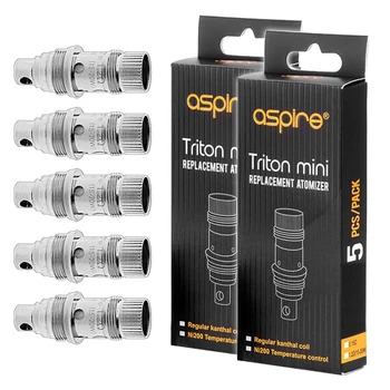 Aspire Triton Mini 1.2 ohm Regular 15W-20W Coil 10 Pieces for Nautilus, Mini Nautilus Tank
Aspire Triton Mini 1.2 ohm Regular 15W-20W Coil 10 Pieces for Nautilus, Mini Nautilus Tank