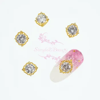 100pcs/Lot Gold Metal Lace Edge Pointback Zircon Rhinestones Alloy Charms Salon Nail Art Jewelry Crafts DIY Decoration Accessory
100pcs/Lot Gold Metal Lace Edge Pointback Zircon Rhinestones Alloy Charms Salon Nail Art Jewelry Crafts DIY Decoration Accessory