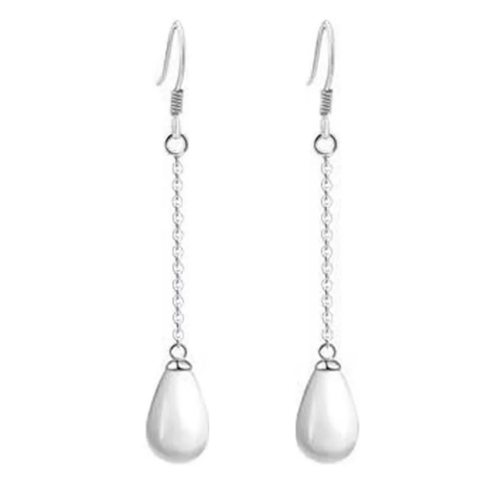 Silver Plated Long Chain Teardrop Pearl Bud Thread Dangle Earrings Fashion Bridemaid Jewelry For Girls Womens
Silver Plated Long Chain Teardrop Pearl Bud Thread Dangle Earrings Fashion Bridemaid Jewelry For Girls Womens