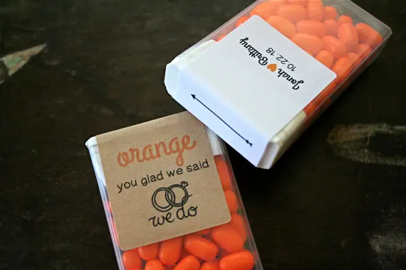 custom 120 lables Orange you Glad wedding thank you favor labels Tic Tac box stickers birthday baby shower gift favor package
custom 120 lables Orange you Glad wedding thank you favor labels Tic Tac box stickers birthday baby shower gift favor package
