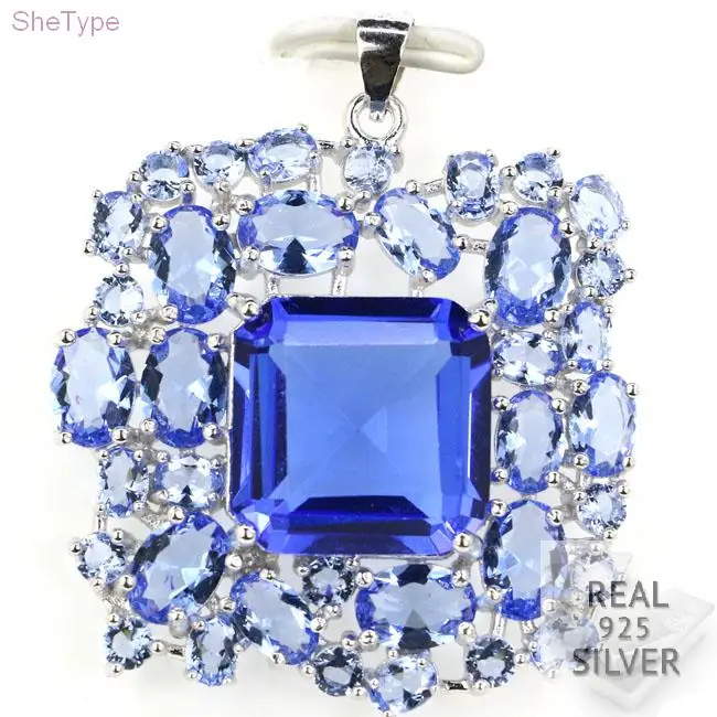 Guaranteed Real 925 Solid Sterling Silver 10.6g Violet Tanzanite SheType Pendant 40x34mm
Guaranteed Real 925 Solid Sterling Silver 10.6g Violet Tanzanite SheType Pendant 40x34mm