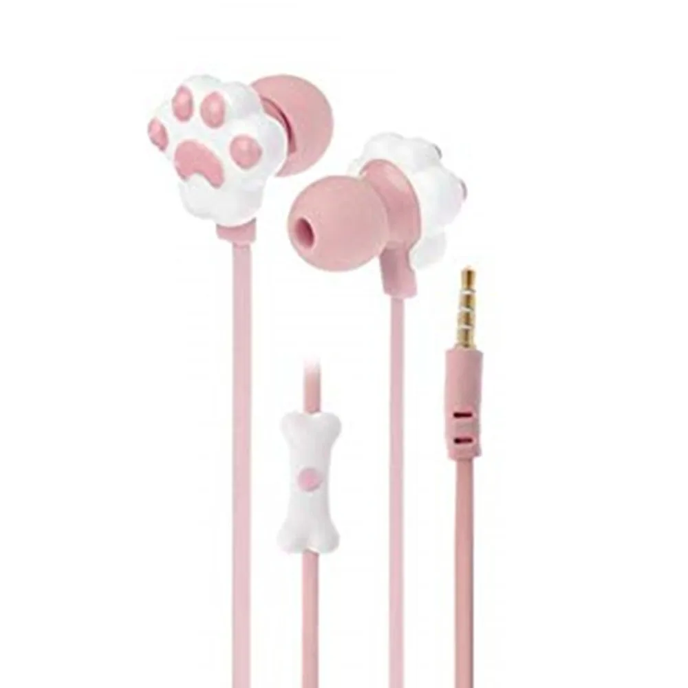 Childs Headset Lovely Cute Cartoon Cat Paw 3.5mm In-ear Earphone With Microphone Built-in Microphone 3.5mm In-Ear Wired Earphone
Childs Headset Lovely Cute Cartoon Cat Paw 3.5mm In-ear Earphone With Microphone Built-in Microphone 3.5mm In-Ear Wired Earphone