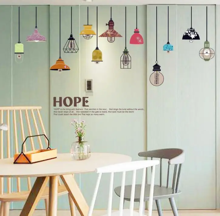 TECHOME Multicolored Chandelier Creativity Light Bulb Wall Sticker Bedroom Living Room Wallpaper Decoration
TECHOME Multicolored Chandelier Creativity Light Bulb Wall Sticker Bedroom Living Room Wallpaper Decoration