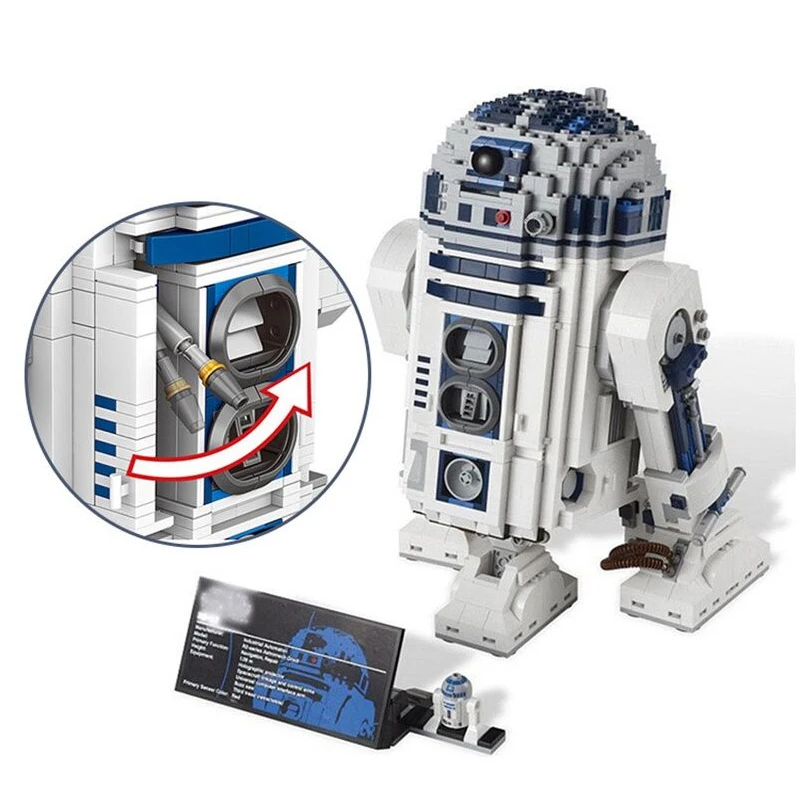 Star Series Wars 10225 The R2 Robot Set D2 Out of print Building Blocks Bricks Toyswars birthday christmas gifts
Star Series Wars 10225 The R2 Robot Set D2 Out of print Building Blocks Bricks Toyswars birthday christmas gifts