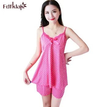 Fdfklak pijama feminino new sexy pajamas women sleepwear summer pyjamas suit ice silk shorts pajama set pijama mujer 2018
Fdfklak pijama feminino new sexy pajamas women sleepwear summer pyjamas suit ice silk shorts pajama set pijama mujer 2018
