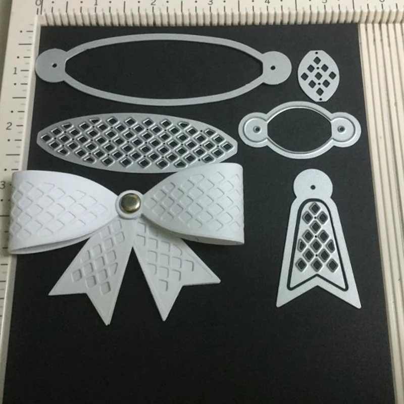 Metal Cutting Dies 3Pcs Bow Tie set Scrapbooking Embossing Dies Cut Stencils DIY Album book Decor 56*32mm
Metal Cutting Dies 3Pcs Bow Tie set Scrapbooking Embossing Dies Cut Stencils DIY Album book Decor 56*32mm