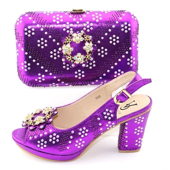 Lady sandal shoes with matching clutches bag purple italian shoes and bag set for african aso ebi wedding party new SB8398-3
Lady sandal shoes with matching clutches bag purple italian shoes and bag set for african aso ebi wedding party new SB8398-3