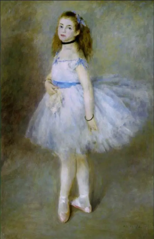 

High quality Oil painting Canvas Reproductions Dancer (1874) By Pierre Auguste Renoir hand painted