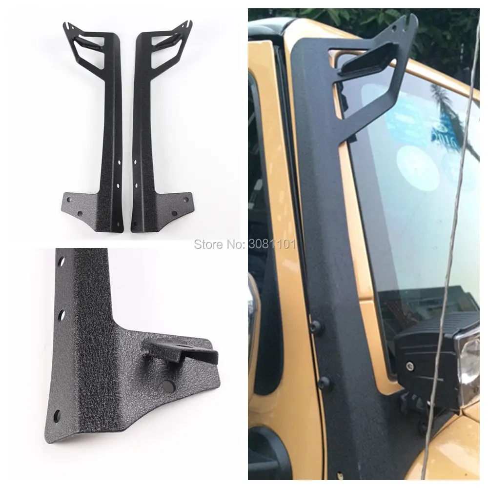Pair 50inch Windshield Mounting Bracket LED Offroad Light Bar Hood Mounting Bracket for Jeep Wrangler JK JKU 2007~2017
Pair 50inch Windshield Mounting Bracket LED Offroad Light Bar Hood Mounting Bracket for Jeep Wrangler JK JKU 2007~2017