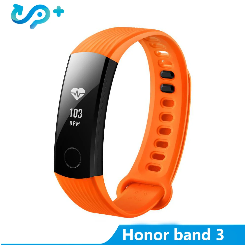 Original Huawei Honor Band 3 Smart Wristband Bracelet Swimmable 5ATM 0.91" OLED Screen Touchpad Heart Rate Monitor Push Message
Original Huawei Honor Band 3 Smart Wristband Bracelet Swimmable 5ATM 0.91" OLED Screen Touchpad Heart Rate Monitor Push Message