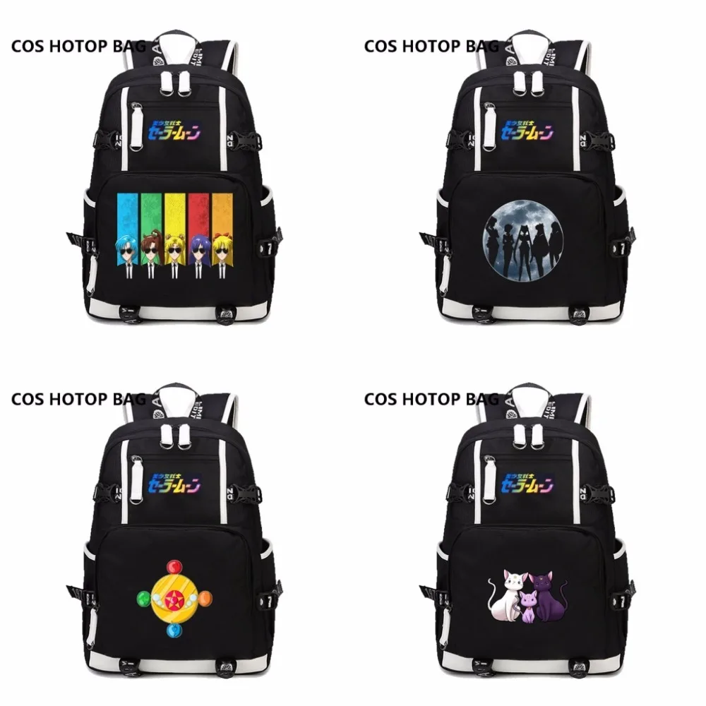 2018 New High Quality Sailor Moon backpack Luna cute cat Men Women School Shoulder Bags Laptop Backpacks Travel bag 15 style
2018 New High Quality Sailor Moon backpack Luna cute cat Men Women School Shoulder Bags Laptop Backpacks Travel bag 15 style