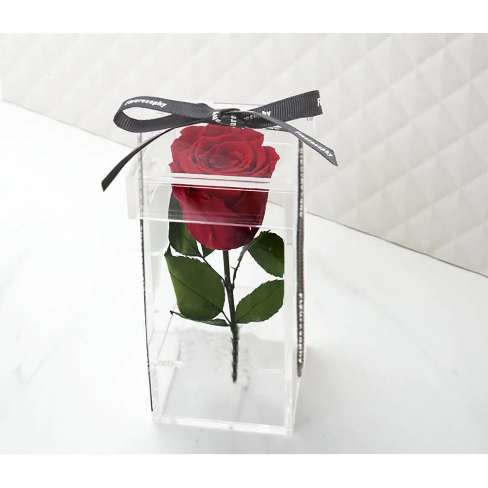 Preserved Flower Box Acrylic Box that hold 1 Rose Enchanted Rose Forever Red Rose Anniversary Birthday Gift
Preserved Flower Box Acrylic Box that hold 1 Rose Enchanted Rose Forever Red Rose Anniversary Birthday Gift