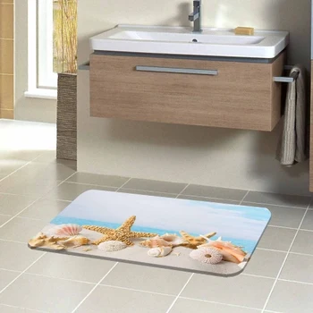 Else Tropical Yellow Beach Sand on Sea Stars Shells 3d Pattern Print Bath Mats Anti Slip Soft Washable Bathroom Mat Toilet Rugs
Else Tropical Yellow Beach Sand on Sea Stars Shells 3d Pattern Print Bath Mats Anti Slip Soft Washable Bathroom Mat Toilet Rugs