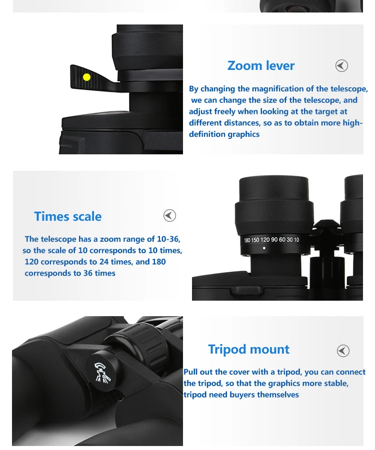 Night Vision Binoculars 10x-36x Magnification HD Professional Zoom Powerful Sadoun.com