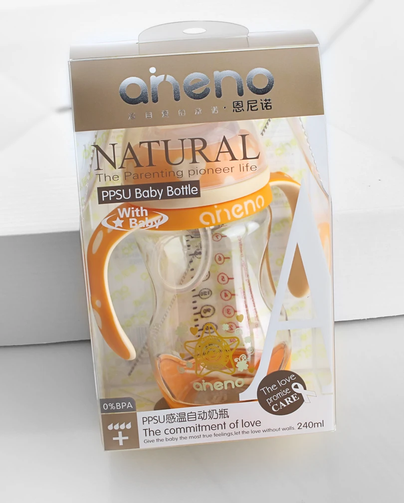Temperature sensitive milk bottles(A017); Made by PPSU ;Gravity Ball straw & Anti-Colic nipple & Anti-Colic straw cover.
Temperature sensitive milk bottles(A017); Made by PPSU ;Gravity Ball straw & Anti-Colic nipple & Anti-Colic straw cover.