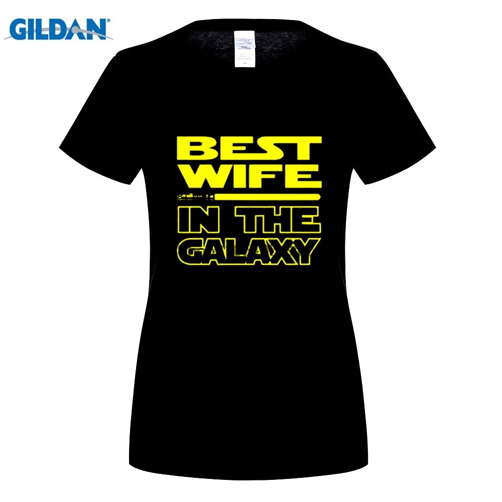 women fashion brand t shirt Text Cotton O-Neck Short-Sleeve Shirts Best Wife In The Galaxy For Women
women fashion brand t shirt Text Cotton O-Neck Short-Sleeve Shirts Best Wife In The Galaxy For Women
