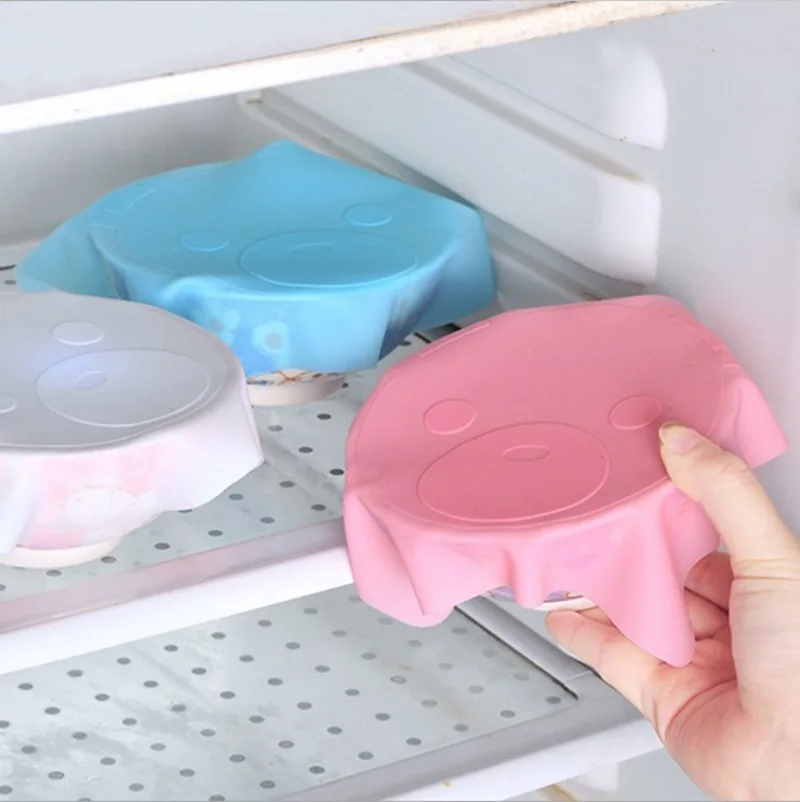 cartoon bear food grade Keeping Food Fresh Wrap Reusable high stretch Silicone Food Wraps Seal Vacuum Cover Stretch Lid
cartoon bear food grade Keeping Food Fresh Wrap Reusable high stretch Silicone Food Wraps Seal Vacuum Cover Stretch Lid