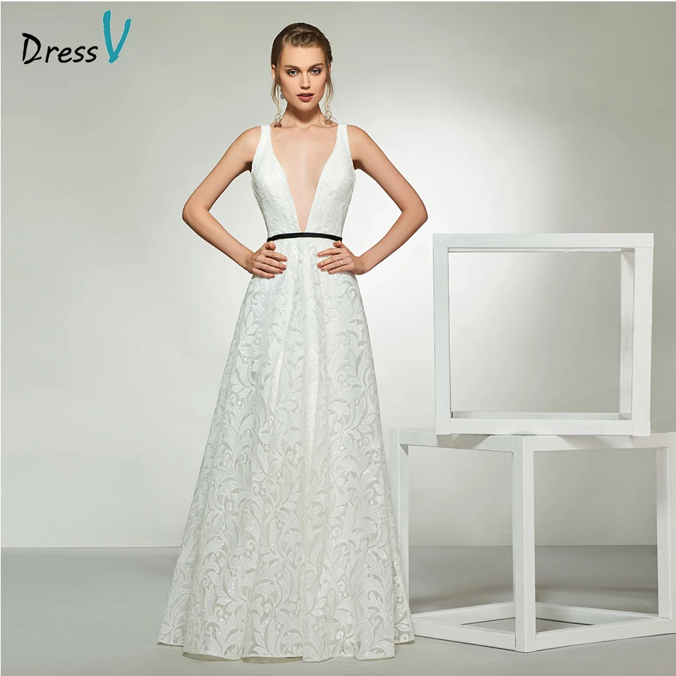 Dressv elegant v neck sleeveless lace wedding dress a line zipper up floor length simple bridal gowns wedding dress
Dressv elegant v neck sleeveless lace wedding dress a line zipper up floor length simple bridal gowns wedding dress