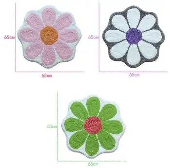 65*65cm Pink/green/grey flower rug absorbent mat foot pad bathroom anti slip carpet seat pad
65*65cm Pink/green/grey flower rug absorbent mat foot pad bathroom anti slip carpet seat pad