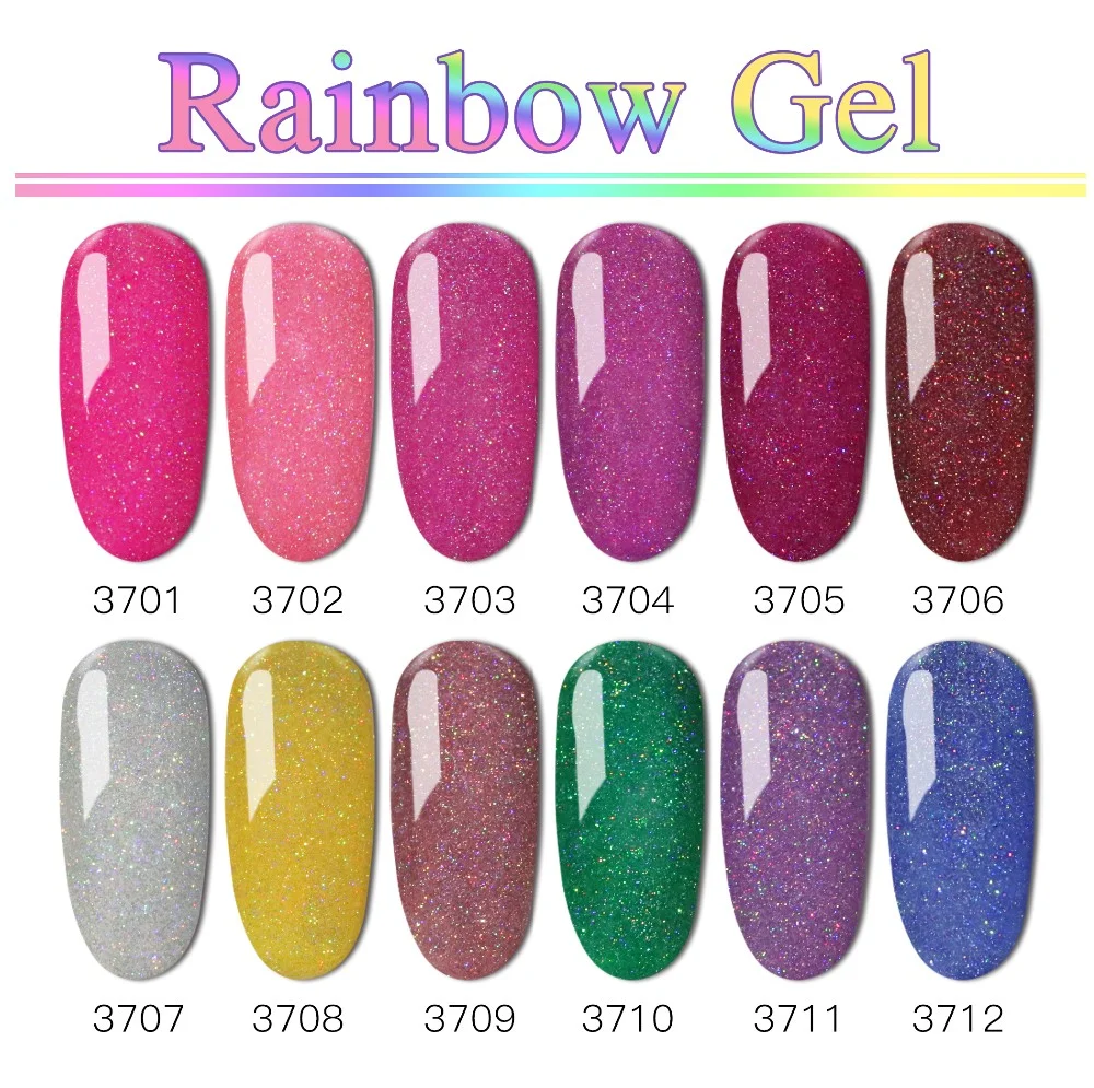 6pcs Gelartist Brand white bottle Sweet Color Rainbow Nail Gel Soak Off UV Gel Lacquer 12colors for choose led lamp
6pcs Gelartist Brand white bottle Sweet Color Rainbow Nail Gel Soak Off UV Gel Lacquer 12colors for choose led lamp