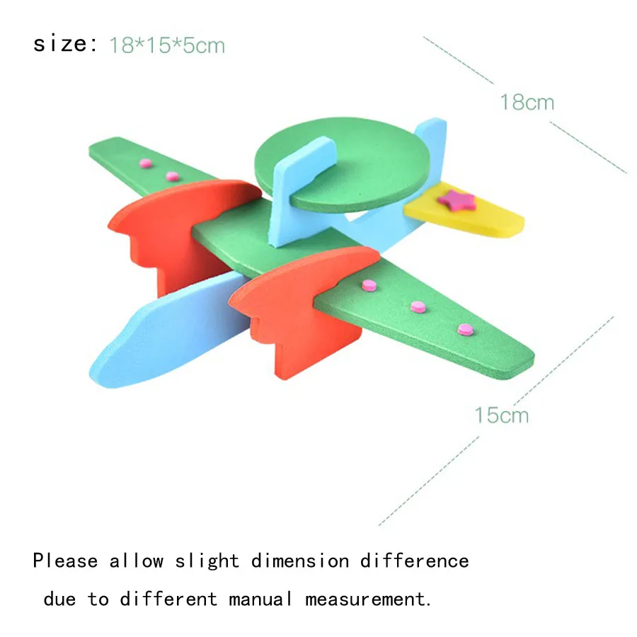 Kids Handmade Throwing Flying Aircraft DIY Airplane Educational Toys for Children Foam Learning Puzzles Models Glider Funny
Kids Handmade Throwing Flying Aircraft DIY Airplane Educational Toys for Children Foam Learning Puzzles Models Glider Funny