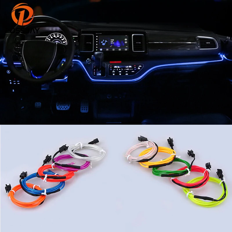 POSSBAY 2M LED Decor Flexible Neon Light Glow EL Strip Tube Wire Rope Indoor Decoration Car Truck Party Atmosphere Lamps
POSSBAY 2M LED Decor Flexible Neon Light Glow EL Strip Tube Wire Rope Indoor Decoration Car Truck Party Atmosphere Lamps