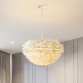 Pendant Lights E27 Feather Romantic Pendant Lamp For Bedroom Living Room Lighting HangLamp Goose Feather Suspension Luminaire
Pendant Lights E27 Feather Romantic Pendant Lamp For Bedroom Living Room Lighting HangLamp Goose Feather Suspension Luminaire