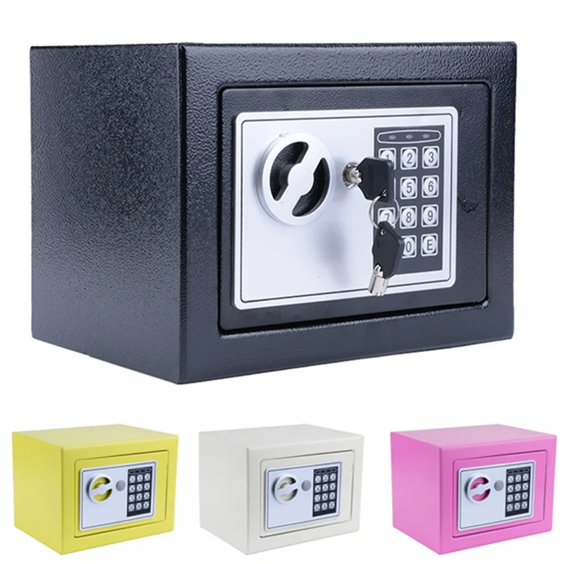 8.85 x 7.0 x 6.3inch Digital Electronic Safe Security Box Fireproof Wall-Anchoring Safe Deposit Box Money Jewelry Cash Securit
8.85 x 7.0 x 6.3inch Digital Electronic Safe Security Box Fireproof Wall-Anchoring Safe Deposit Box Money Jewelry Cash Securit