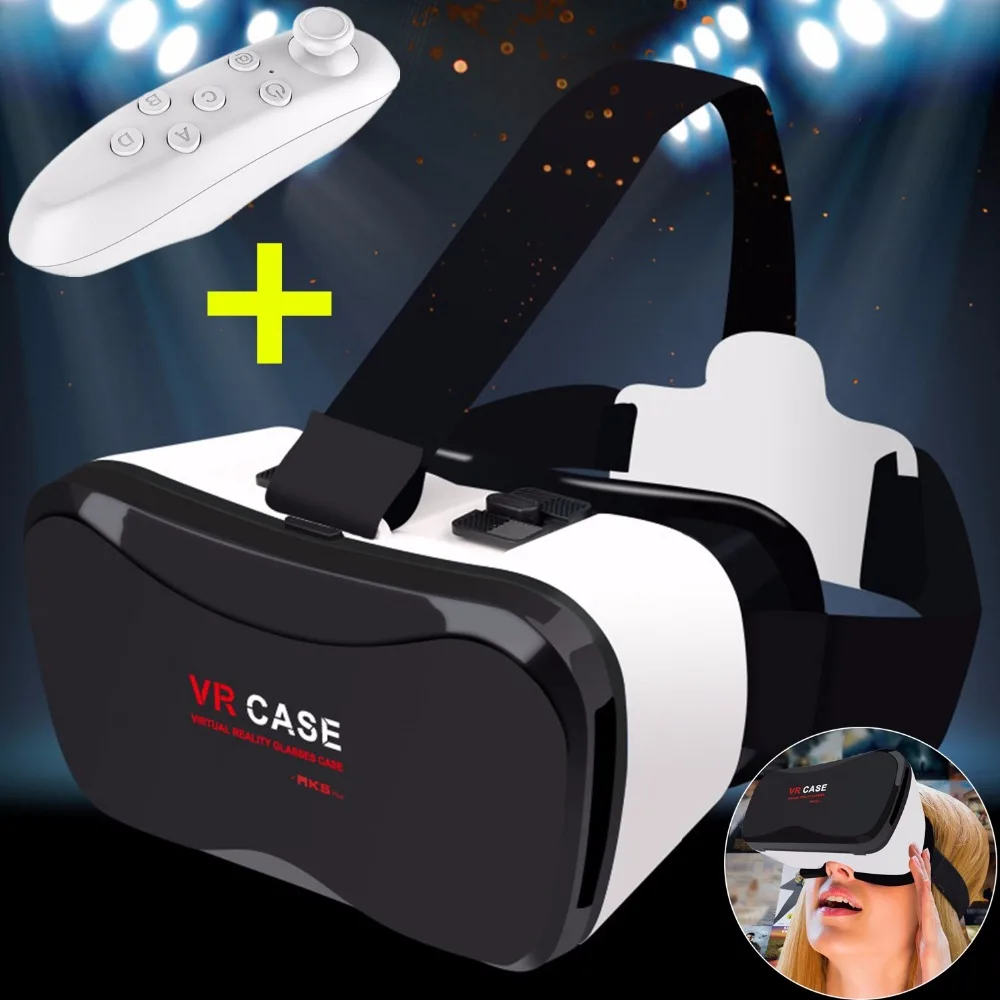 VR очки коробка гарнитура 3D виртуальный зритель виртуальной реальности Google Cardboard