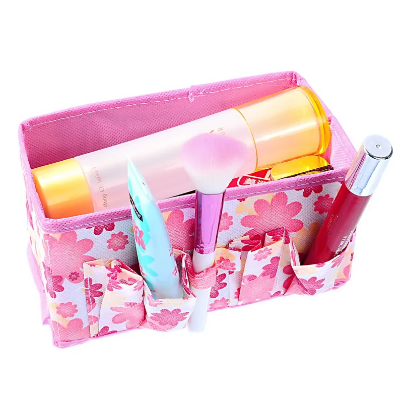 Fashion Multifunctional Makeup Comestic Storage Box Folding Stationary Container Organizer Jewelry Storage 18.5x10x10cm
Fashion Multifunctional Makeup Comestic Storage Box Folding Stationary Container Organizer Jewelry Storage 18.5x10x10cm