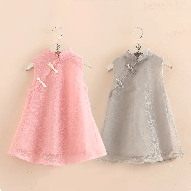 2019 Hot Summer 2-12 Years Old Chinese Ethnic Vintage Style Mandarin Collar Sundress Kids Baby Lace Cheongsam Vintage Girl Dress
2019 Hot Summer 2-12 Years Old Chinese Ethnic Vintage Style Mandarin Collar Sundress Kids Baby Lace Cheongsam Vintage Girl Dress