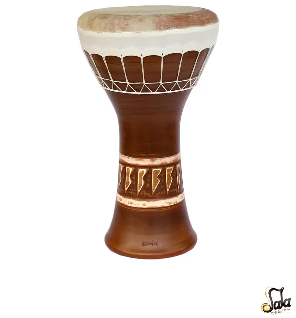 Professional Clay Medium Bass Darbuka By Emin Percussion EP-004-B 
Professional Clay Medium Bass Darbuka By Emin Percussion EP-004-B