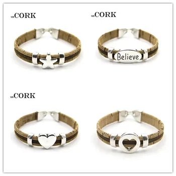 Cork jewelry cork bracelet for women cork made cute women vintage Bracelet original lady handmade natural jewelry BR-274-277
Cork jewelry cork bracelet for women cork made cute women vintage Bracelet original lady handmade natural jewelry BR-274-277