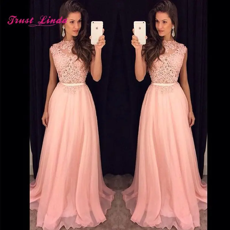Wedding Bridesmaid Long Dress O Neckline A Line Sheer Pink Bridesmaid Dress Long Pink Dress Vestidos Madrinha De Casamento
Wedding Bridesmaid Long Dress O Neckline A Line Sheer Pink Bridesmaid Dress Long Pink Dress Vestidos Madrinha De Casamento