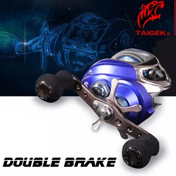 2018 TAIGEK Double Brake Baitcasting Reel Fishing reel 14BB Fishing Gear Water Drop Wheel Bait Casting Lure Reel
2018 TAIGEK Double Brake Baitcasting Reel Fishing reel 14BB Fishing Gear Water Drop Wheel Bait Casting Lure Reel