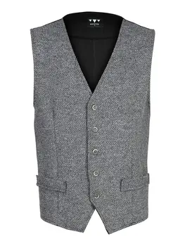 Gray vest men 
Gray vest men