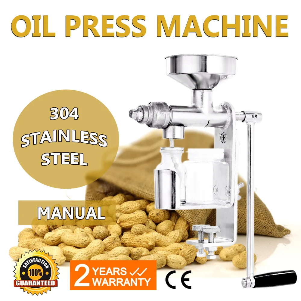 France Free Shipping ! Manual Oil Press Machine Expeller Extractor Stainless Steel#304 Homemade Oil
France Free Shipping ! Manual Oil Press Machine Expeller Extractor Stainless Steel#304 Homemade Oil
