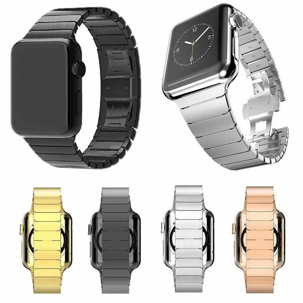 CHENGXI Stainless Steel Band for Apple Watch Metal Watch Bands Wristband Compatible for iWatch Series 4/3/2/1
CHENGXI Stainless Steel Band for Apple Watch Metal Watch Bands Wristband Compatible for iWatch Series 4/3/2/1